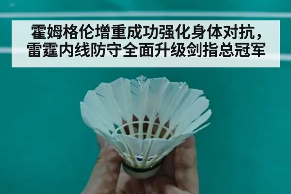 霍姆格伦增重成功强化身体对抗，雷霆内线防守全面升级剑指总冠军